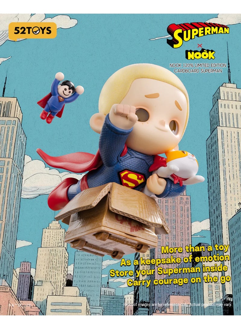 52TOYS Nook Limited Edition Cardboard Superman figurine - Image 4